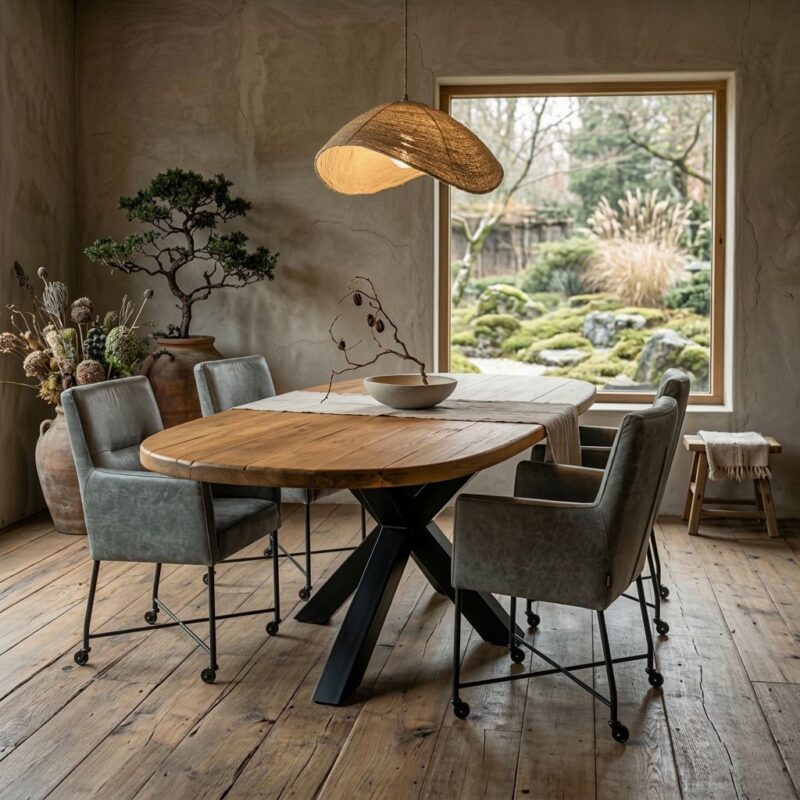 Eetkamerstoel Pesara - met wieltjes