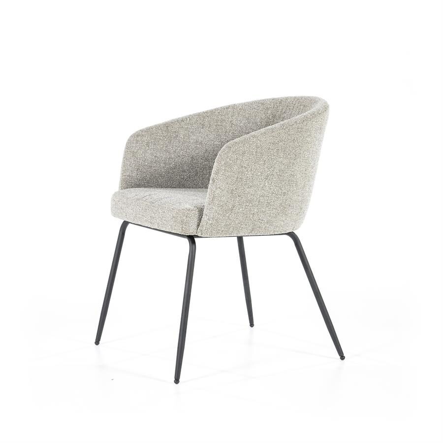 Stoel Astrid – licht grijs Baquer