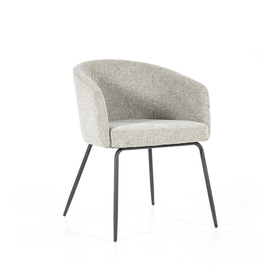 Stoel Astrid – licht grijs Baquer