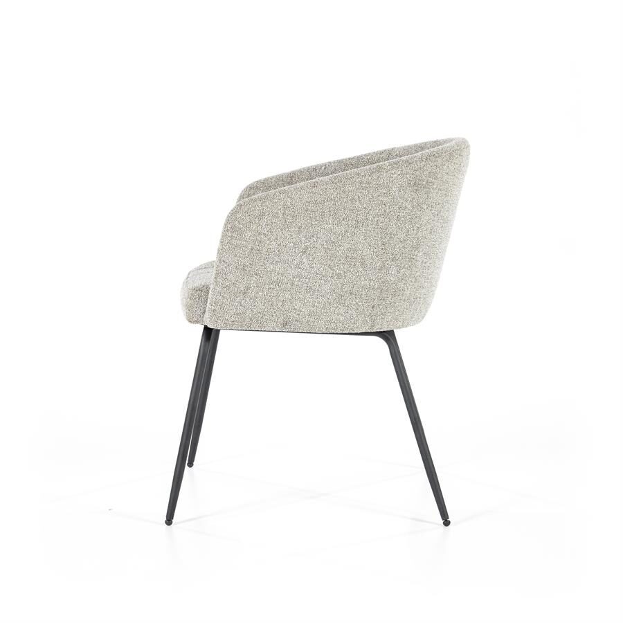 Stoel Astrid – licht grijs Baquer