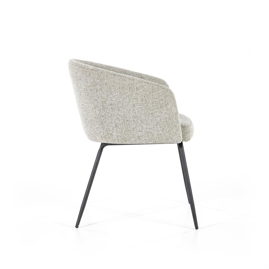 Stoel Astrid – licht grijs Baquer