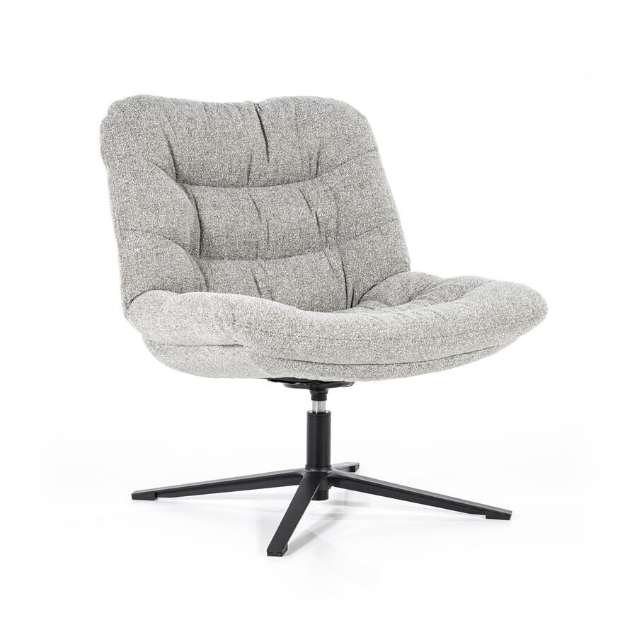 Fauteuil Danica – licht grijs Baquer