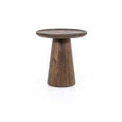 Bijzettafel Ron 46×49 – bruin