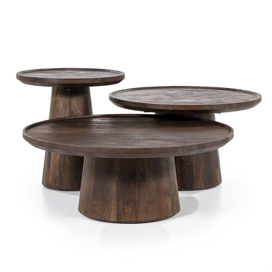 Salontafel Ron 66×39 – bruin