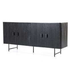 Dressoir Remi 4-drs. – zwart