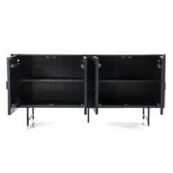 Dressoir Remi 4-drs. – zwart