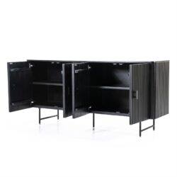 Dressoir Remi 4-drs. – zwart