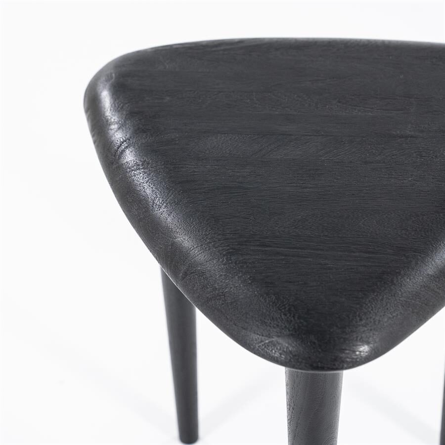 Bijzettafel Jiska 46×49 – zwart