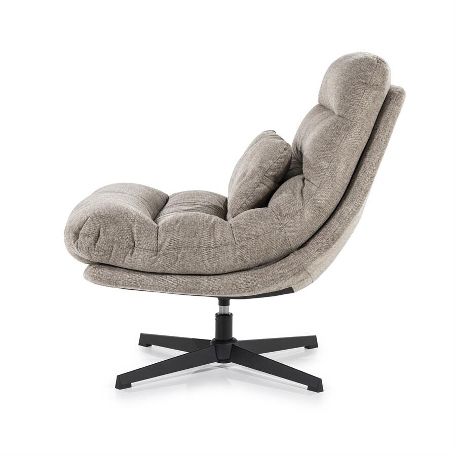 Fauteuil Cooper met kussen – bruin Houston
