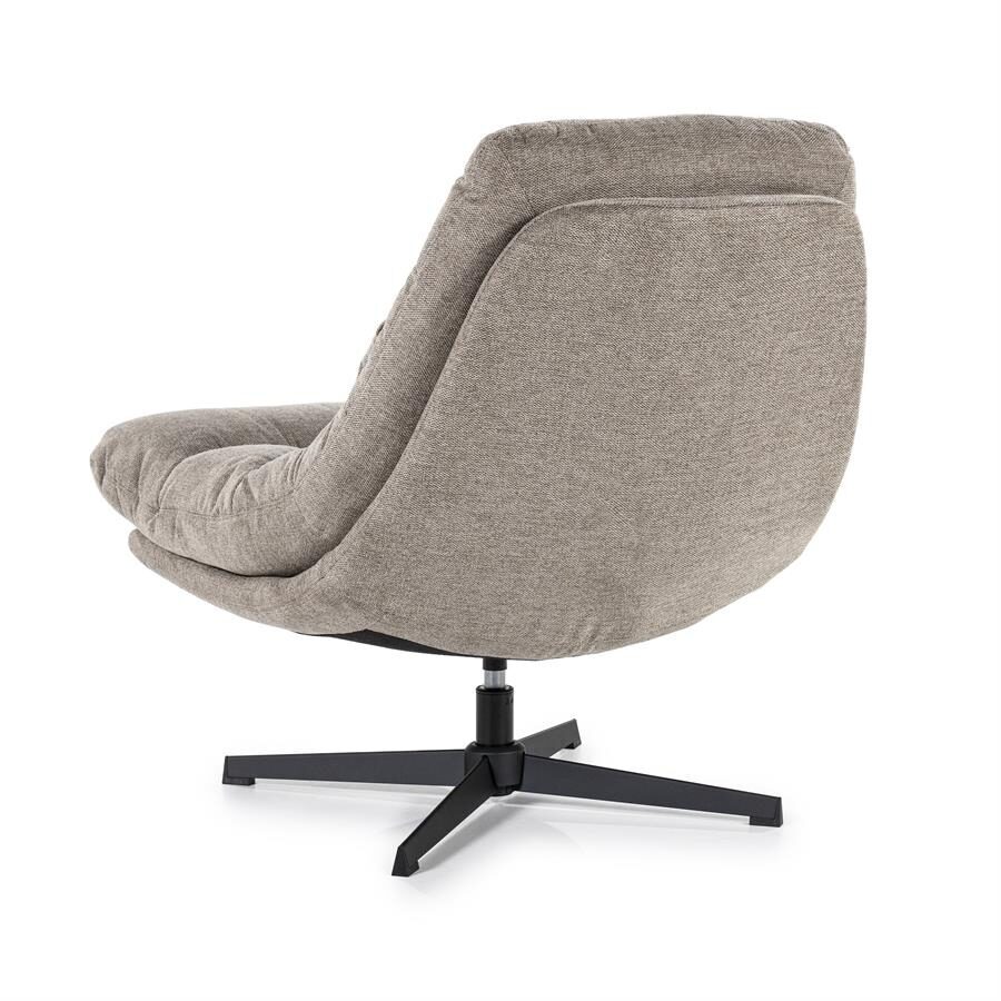 Fauteuil Cooper met kussen – bruin Houston