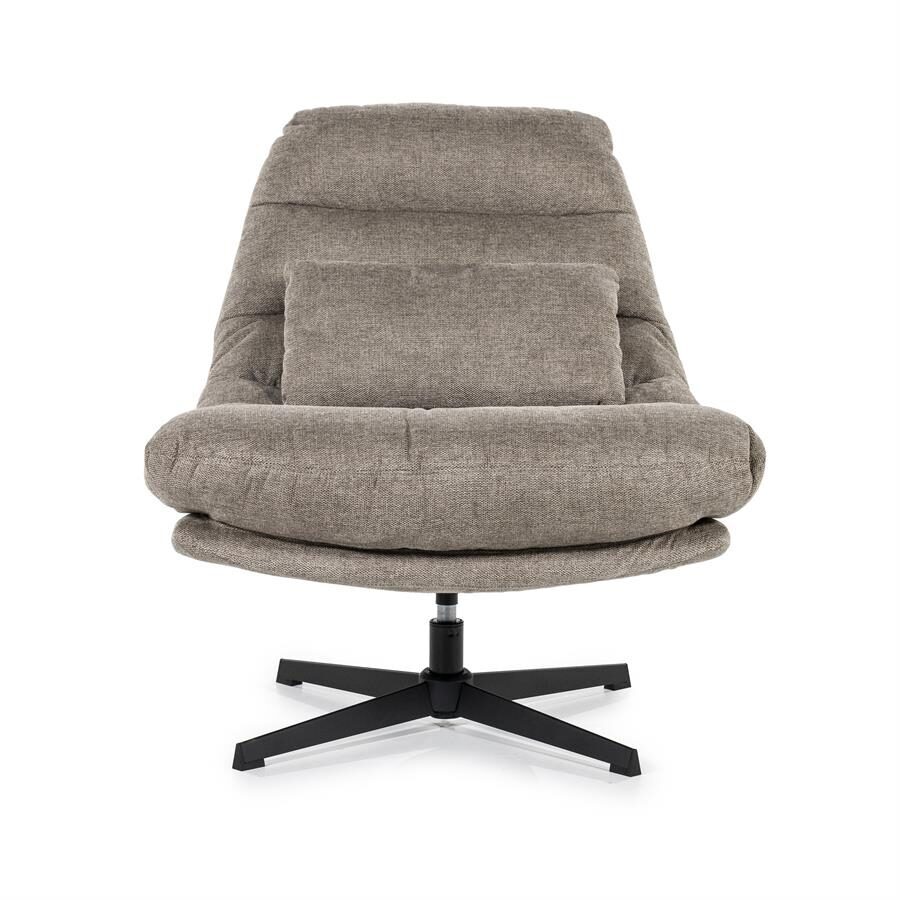 Fauteuil Cooper met kussen – bruin Houston