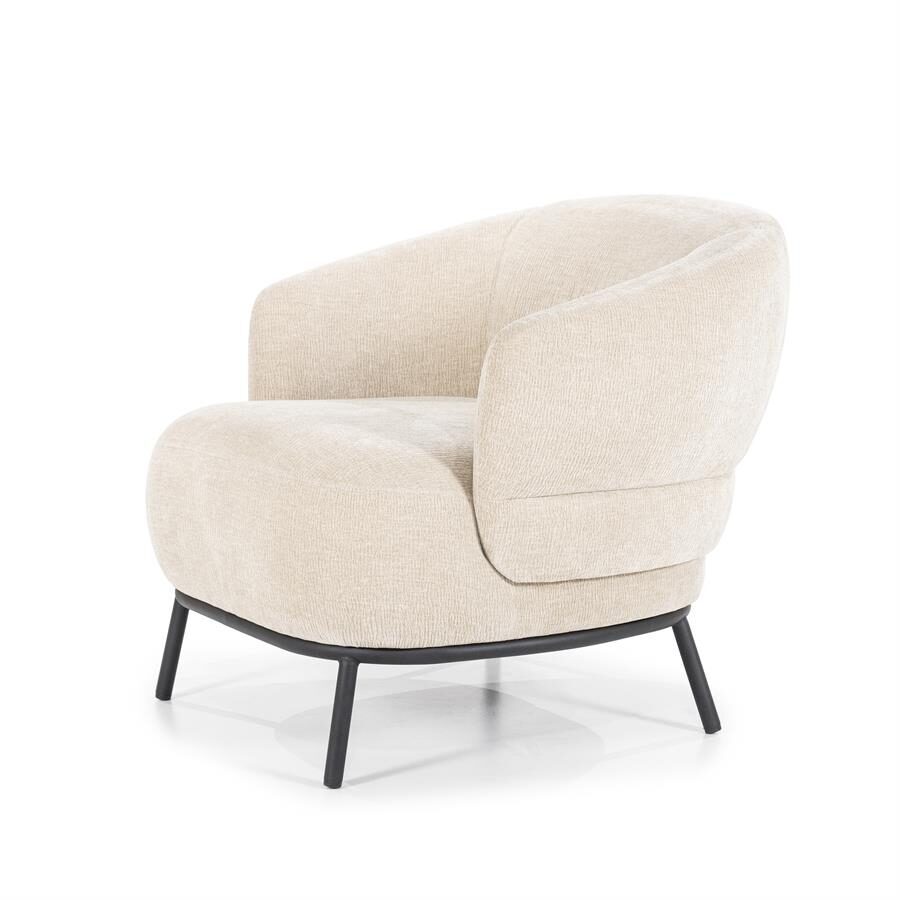 Fauteuil David – taupe Safari
