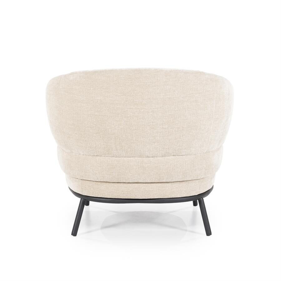 Fauteuil David – taupe Safari