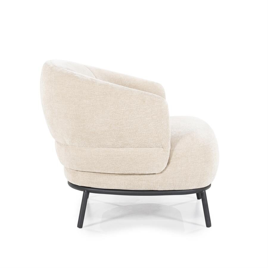Fauteuil David – taupe Safari