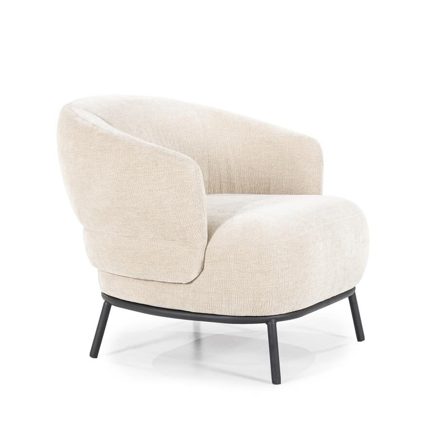 Fauteuil David – taupe Safari