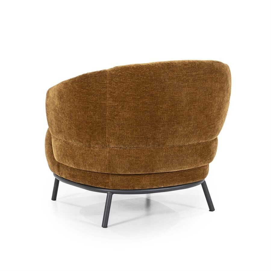 Fauteuil David – mosterd Safari