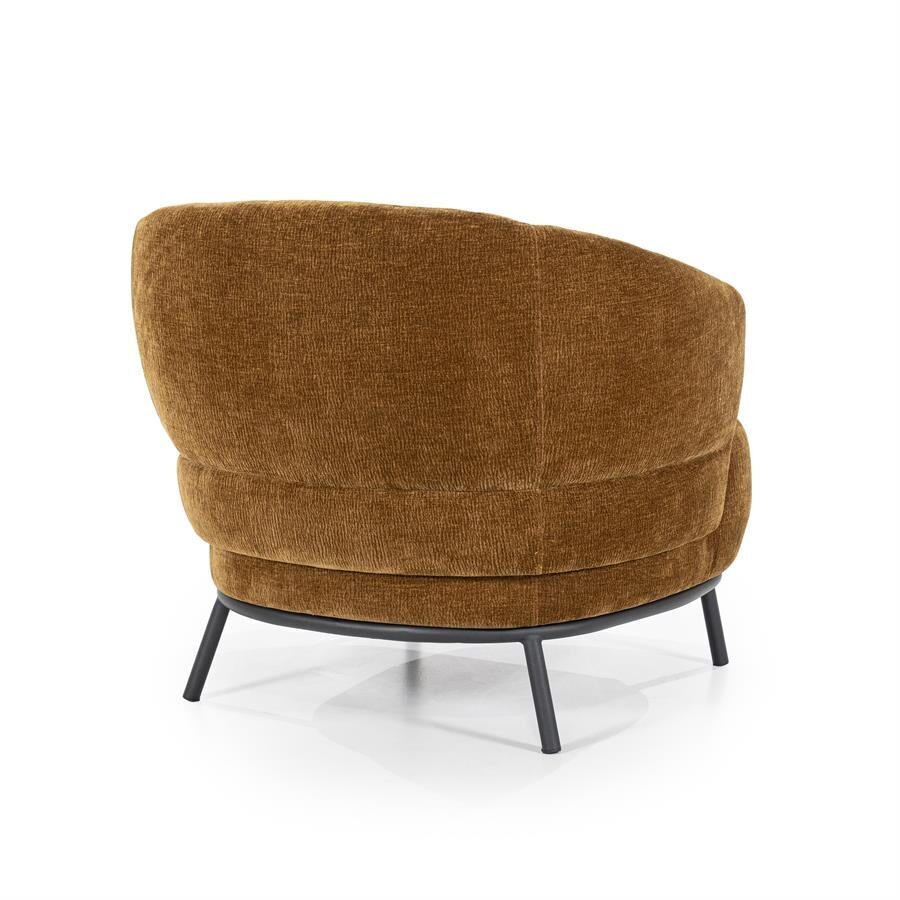 Fauteuil David – mosterd Safari