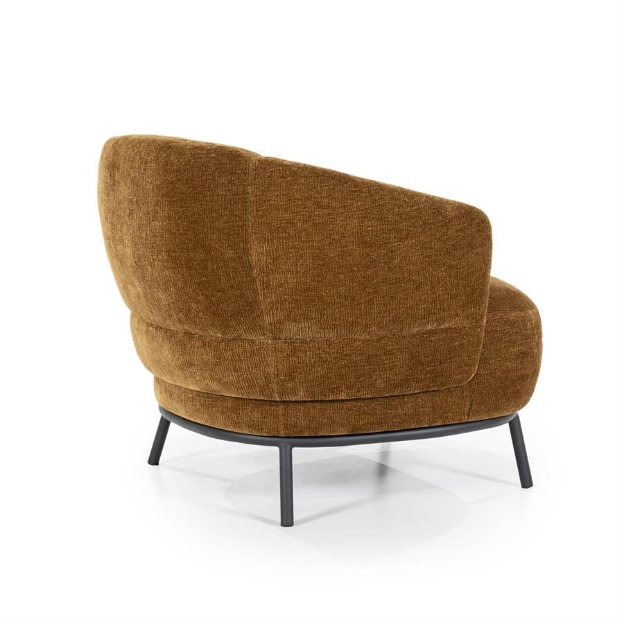 Fauteuil David – mosterd Safari