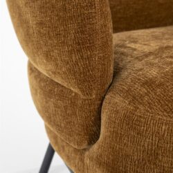 Fauteuil David – mosterd Safari