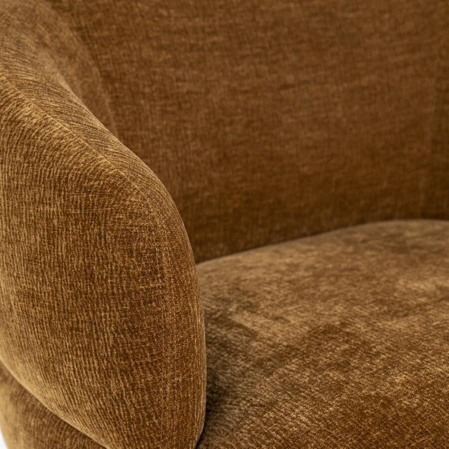 Fauteuil David – mosterd Safari