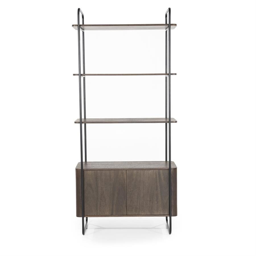 Wandkast James 2drs. – bruin