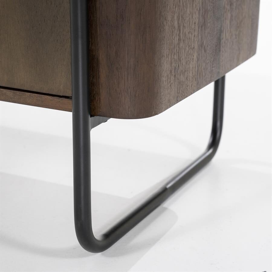 Wandkast James 2drs. – bruin