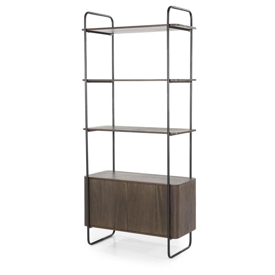 Wandkast James 2drs. – bruin