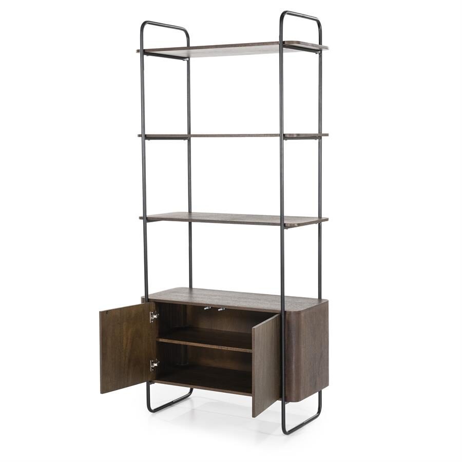 Wandkast James 2drs. – bruin