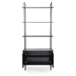 Wandkast James 2drs. – zwart