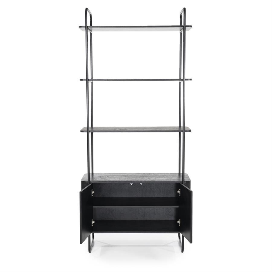 Wandkast James 2drs. – zwart