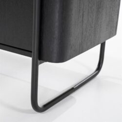 Wandkast James 2drs. – zwart