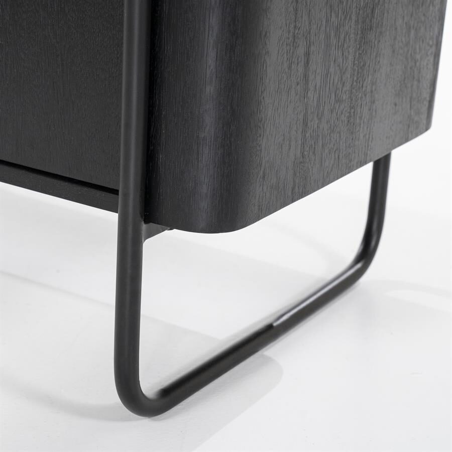 Wandkast James 2drs. – zwart