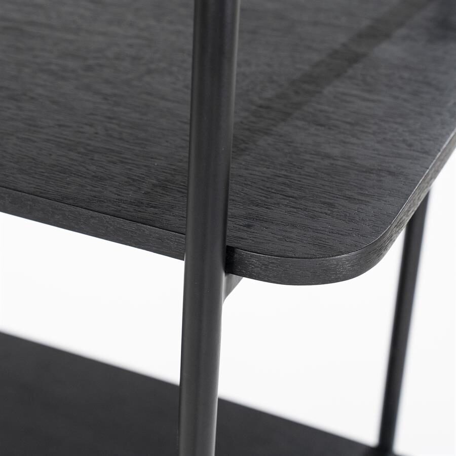 Wandkast James 2drs. – zwart