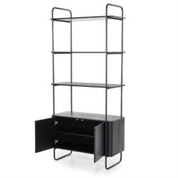 Wandkast James 2drs. – zwart