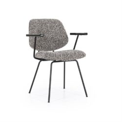 Stoel Jon met arml – taupe Maywood