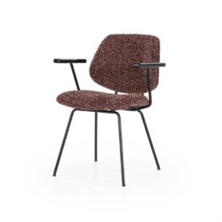 Stoel Jon met arml – rood Maywood