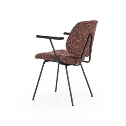 Stoel Jon met arml – rood Maywood