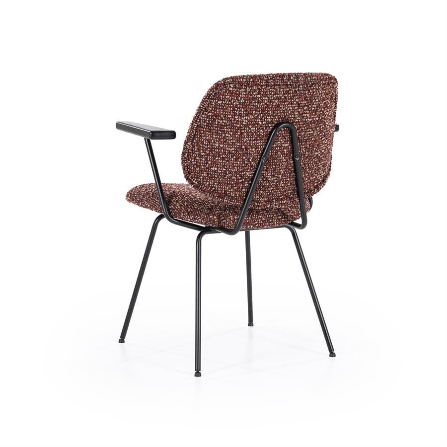 Stoel Jon met arml – rood Maywood