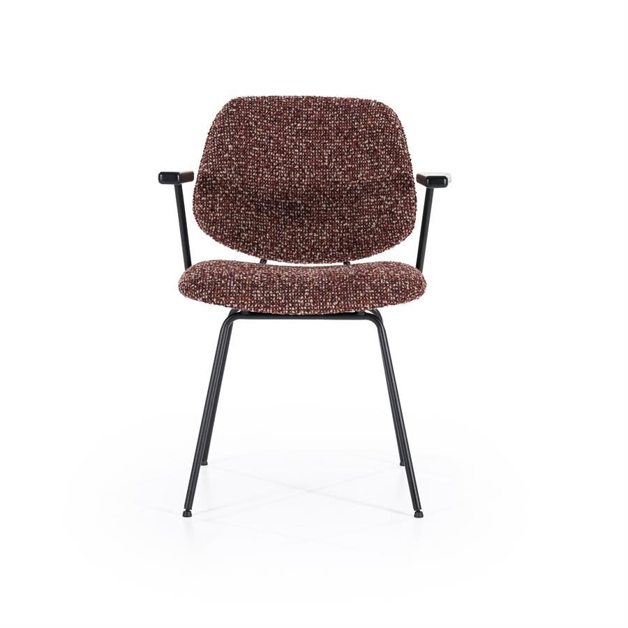 Stoel Jon met arml – rood Maywood