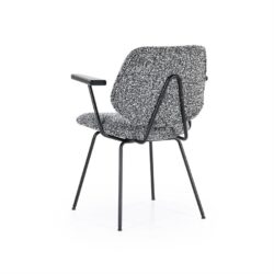 Stoel Jon met arml – zwart Maywood