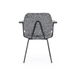 Stoel Jon met arml – zwart Maywood