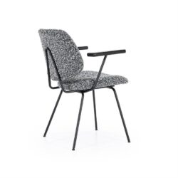 Stoel Jon met arml – zwart Maywood
