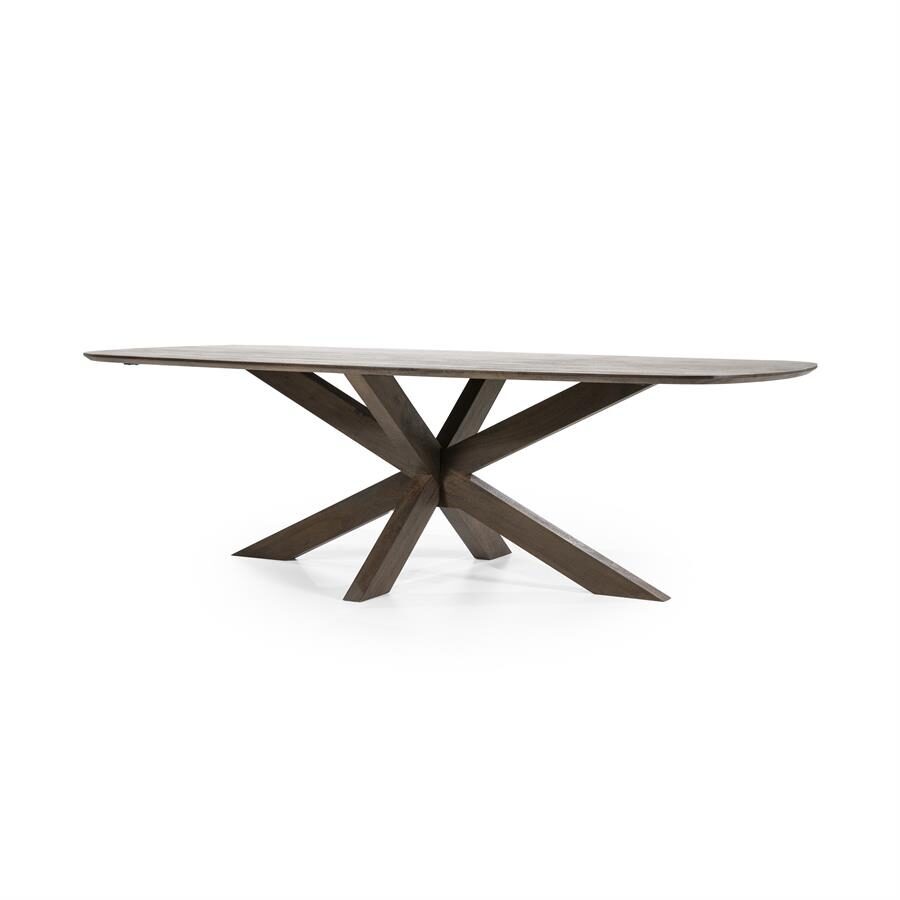 Eettafel Nikki 240×100 – bruin