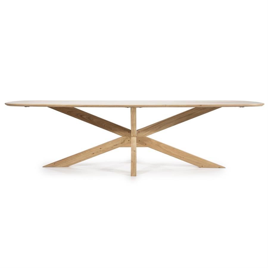 Eettafel Nikki 280×100 – naturel