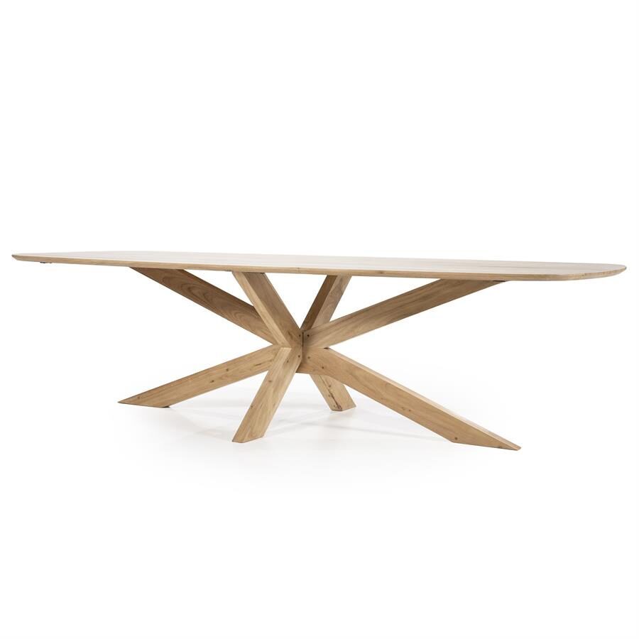 Eettafel Nikki 280×100 – naturel