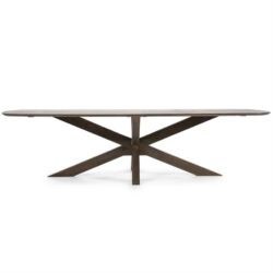 Eettafel Nikki 280×100 – bruin