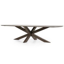 Eettafel Nikki 280×100 – bruin