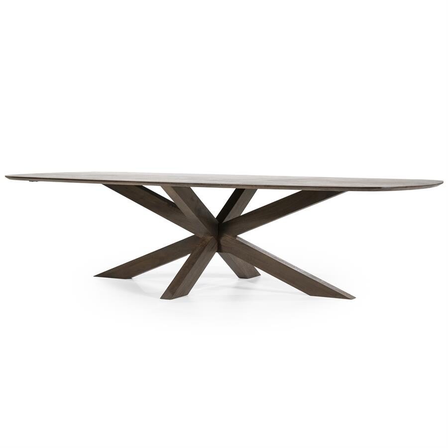 Eettafel Nikki 280×100 – bruin