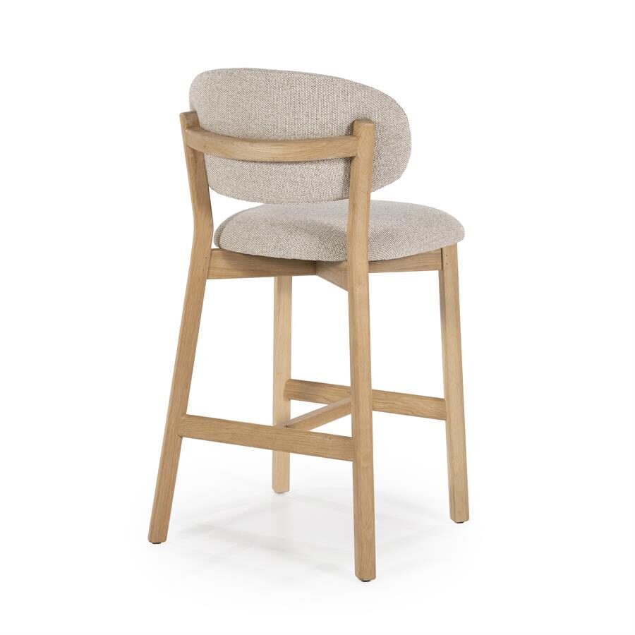 Barstoel Mikky | Naturel & Taupe Moon