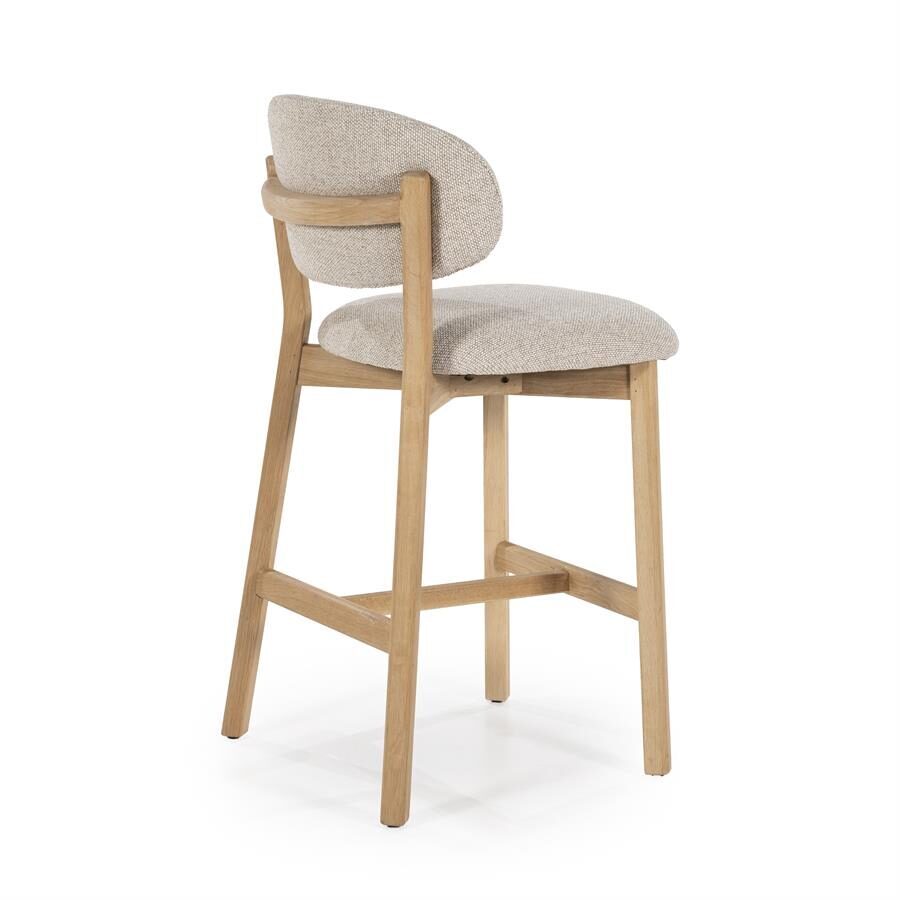 Barstoel Mikky | Naturel & Taupe Moon